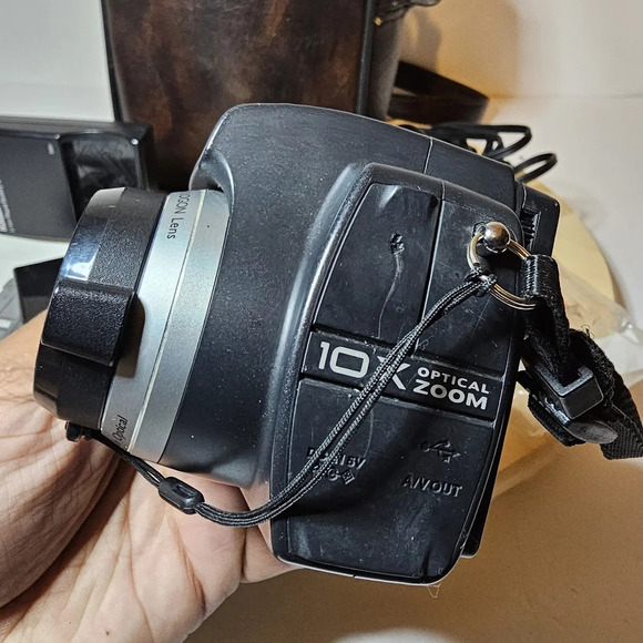 Vintage KODAK EASYSHARE DX6490 Digital Camera Bundle 2 Batteries Leather Case wo - Picture 6 of 11